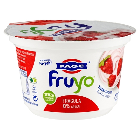 Fruyo Yogurt 0% Grassi alla Fragola, 150 g